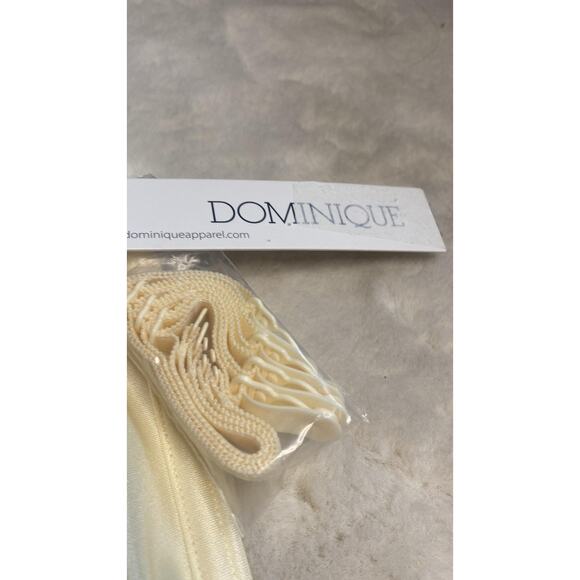 Dominique Juliette Satin Underwire Bustier Corset White Bridal Bra Top - Picture 5 of 9